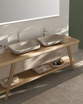 FRATINO FRA01 - Floor-standing wooden vanity unit by Gruppo Geromin - view 3
